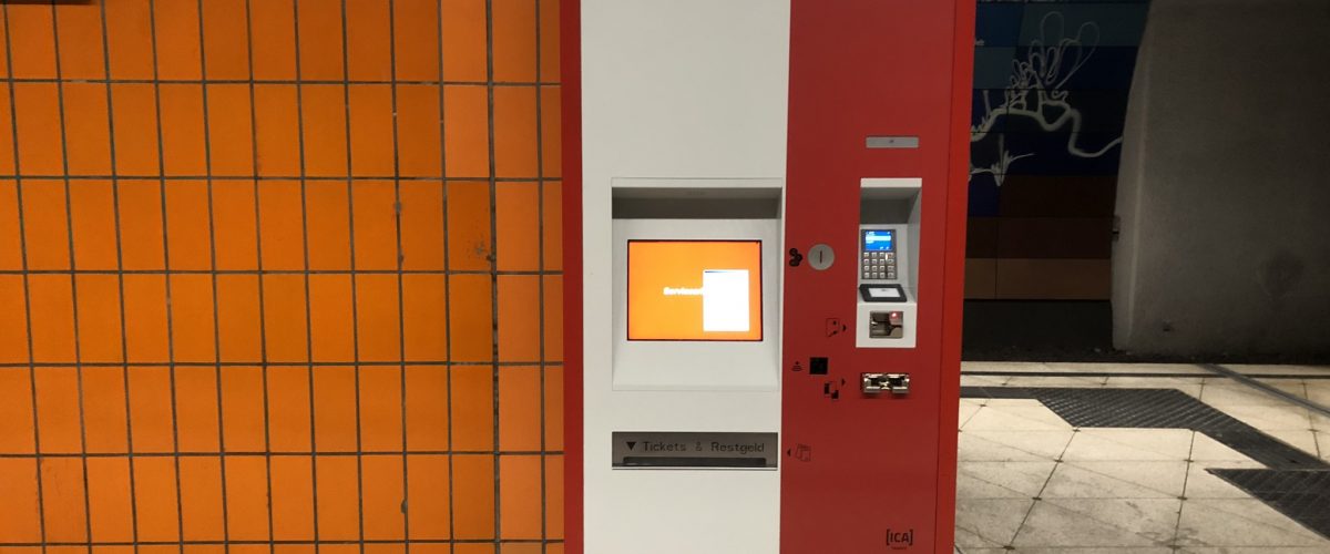Fahrscheinautomat der BoGeStra